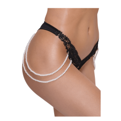 String dentelle  perles amovibles - Cottelli