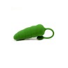 PIMENTO, Un Œuf vibrant avec télécommande, couleur et forme Piment en silicone médical 