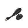 Œuf vibrant télécommandé USB noir avec option commande vocale LOLA-S 