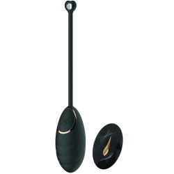 Œuf vibrant noir avec télécommande USB 