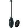 Œuf vibrant noir avec télécommande USB 