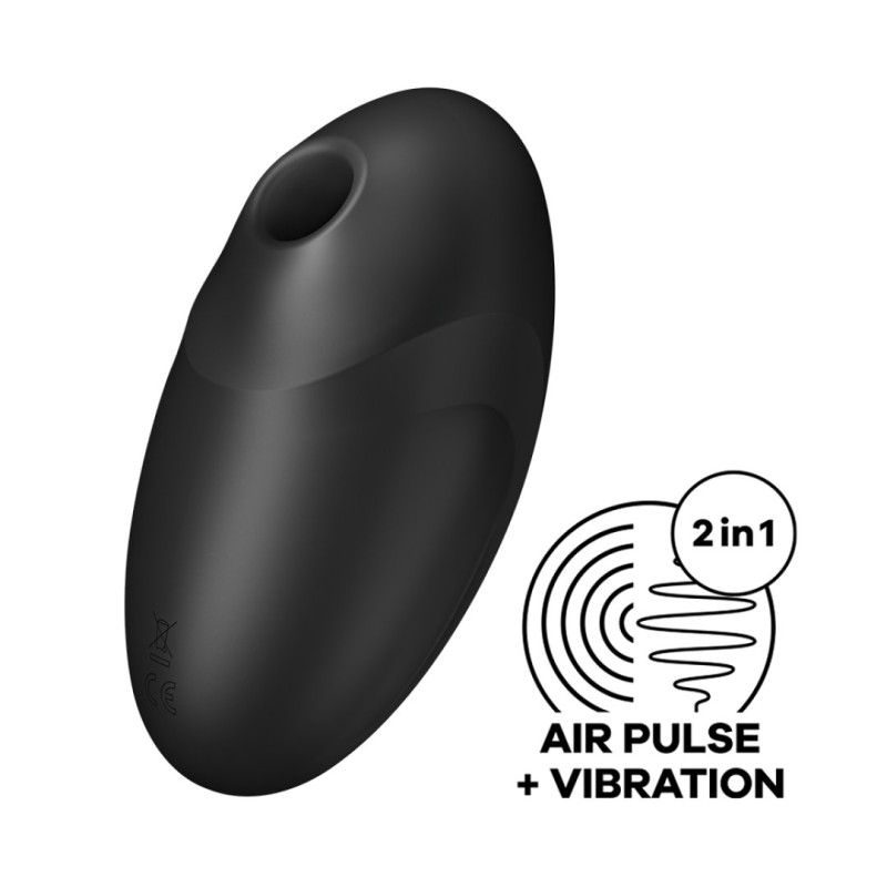 Stimulateur clitoridien par air pulsé et vibration noir USB Vulva Lover 3 Satisfyer - CC597827 Stimulateur clitoridien par air pulsé et vibration noir USB Vulva Lover 3 Satisfyer - CC597827