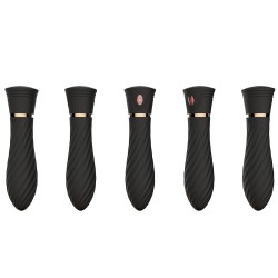 Mini Vibromasseur noir USB - ADABLACK