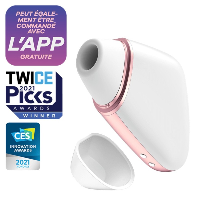 Stimulateur blanc Satisfyer Love Triangle - CC5972410020 Stimulateur blanc Satisfyer Love Triangle - CC5972410020