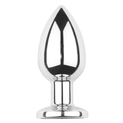Plug vibrant acier inoxydable anal taille M avec télécommande, USB - RY-207-M