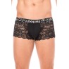 Boxer noir en dentelle délicate - LM2006-67BLK