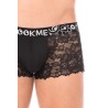 Boxer noir en dentelle délicate - LM2006-67BLK