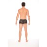 Boxer noir en dentelle délicate - LM2006-67BLK