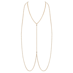 Chaîne de corps dorée avec strass - R24505006001