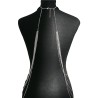 Bijou Tour de cou avec chaines de corps argenté - BCHA001SIL