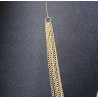 Bijou Tour de cou avec chaines de corps doré - BCHA001GLD