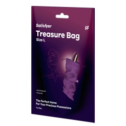 Sac de rangement sextoys violet taille L Treasure Bag Satisfyer - CC597849