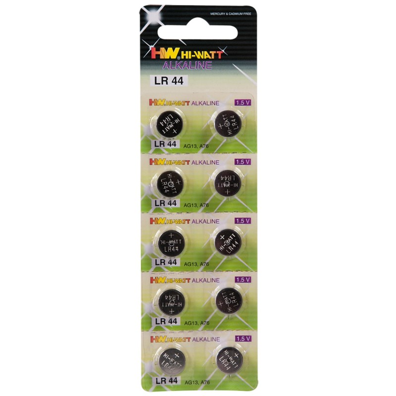 Boîte de 10 piles LR44 - FS740519 Boîte de 10 piles LR44 - FS740519