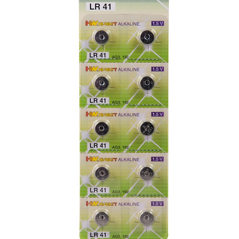 Boîte de 10 piles LR41 - FS740675 Boîte de 10 piles LR41 - FS740675