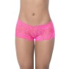 Boyshort dentelle Hot pink - MAL90PNK