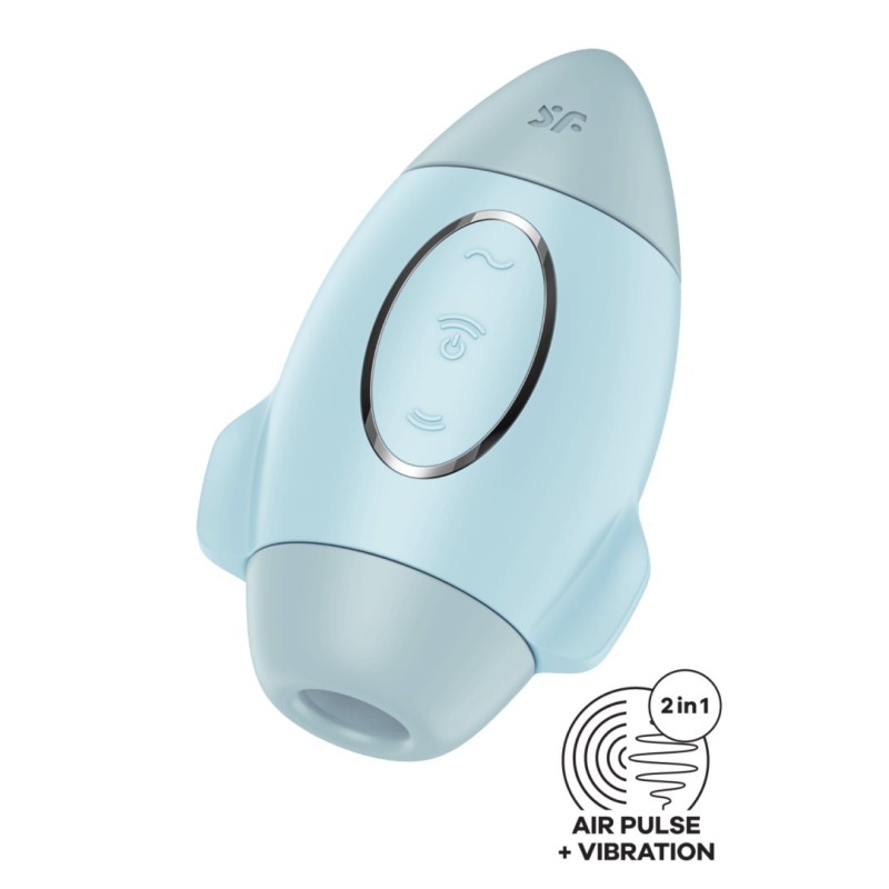 Stimulateur de clitoris violet vibration et air pulsé USB vert Mission control Satisfyer - CC597853 Stimulateur de clitoris violet vibration et air pulsé USB vert Mission control Satisfyer - CC597853