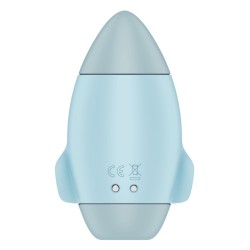 Stimulateur de clitoris violet vibration et air pulsé USB vert Mission control Satisfyer - CC597853
