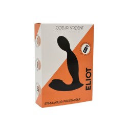 ELIOT, Stimulateur de prostate USB, avec télécommande, en silicone médical
