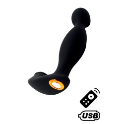 ELIOT, Stimulateur de prostate USB, avec télécommande, en silicone médical