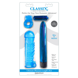 Coffret 4 sextoys bleu Classix 