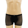 Boxer noir semi opaque 