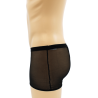 Boxer noir semi opaque 