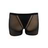 Boxer noir semi opaque 